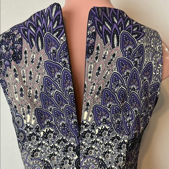 CONNECTED Women’s Paisley Floral Print Sleeveless Sheath Dress Sz 10 - Picture 11 of 11